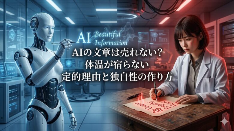 AIの無機質な言葉と人間の体温ある言葉の対比