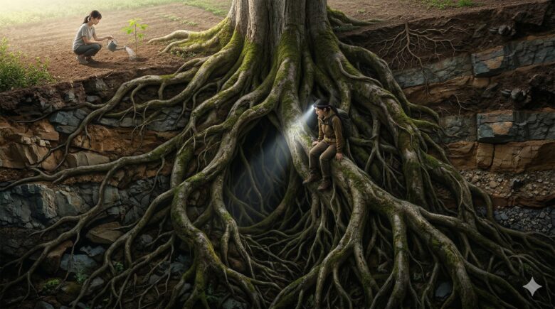 時間をかけて深く根を張る信頼のメタファー