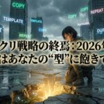 SNSのパクリ戦略が崩壊した2026年の世界観