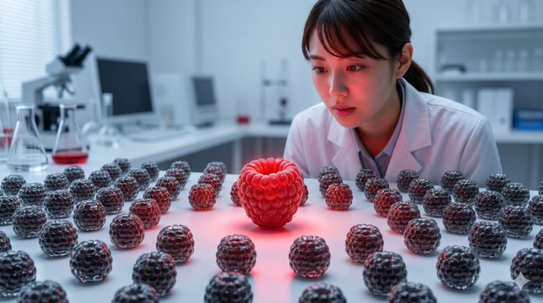 無機質な情報の海の中で光り輝く身体的な実体験のイメージ