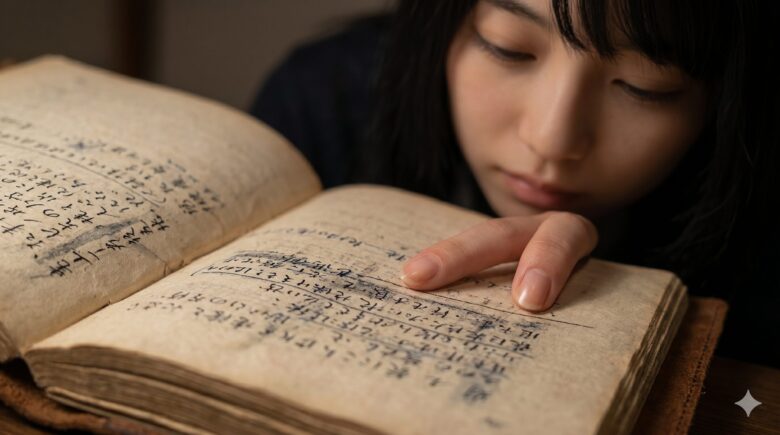 情報の裏側にある「人間らしい手触り」のイメージ。