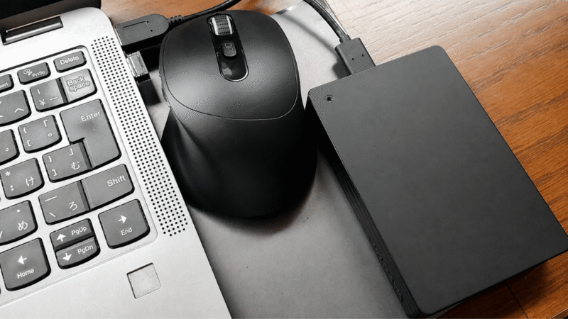 5年以上少年野球の写真を保存している外付けポータブルHDD